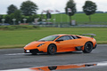 Lamborghini Murcielago LP670-4 SV orange 3/4 avant gauche filé