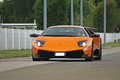 Lamborghini Murcielago LP670-4 SV orange 3/4 avant gauche
