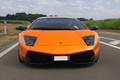 Lamborghini Murcielago LP670-4 SV orange face avant travelling