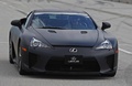 Lexus LF-A noir mate 3/4 avant droit 