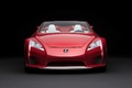 Lexus LF-A Roadster rouge face avant