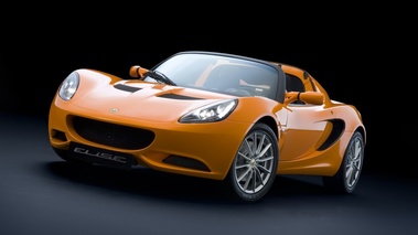 Lotus Elise 2011 - orange - 3/4 avant gauche