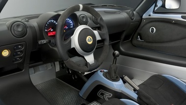 Lotus Elise Club Racer - bleue - intérieur