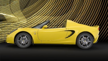 Lotus Elise Club Racer - jaune - profil