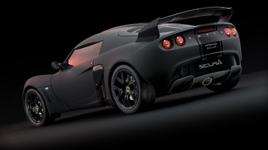 Lotus Exige Scura - noire - 3/4 arrière gauche