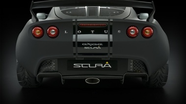 Lotus Exige Scura - noire - Face arrière