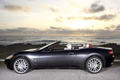 Maserati GranCabrio anthracite vue profil.