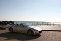 Maserati GranCabrio blanc 3/4 avant droit 