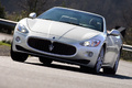 Maserati GranCabrio blanc 3/4 avant gauche filé penché 2