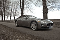 Maserati GranCabrio gris 3/4 avant droit 2