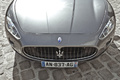 Maserati GranCabrio gris calandre vue de haut