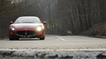 Maserati GranTurismo rouge Spa 1