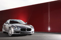 Maserati Quattroporte Sport GT S gris 3/4 avant droit