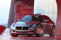 Maserati Quattroporte Sport GT S gris 3/4 avant gauche