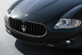 Maserati Quattroporte vert foncé calandre