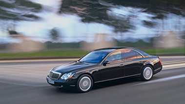  Maybach 57S noire 3/4 avant 