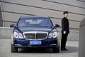 Maybach 62 bleu/beige face avant