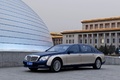 Maybach 62 FL - gris/bleu - 3/4 avant gauche