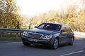 Maybach 62 grise/anthracite 3/4 avant gauche travelling penché
