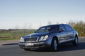 Maybach 62 grise/anthracite 3/4 avant gauche travelling