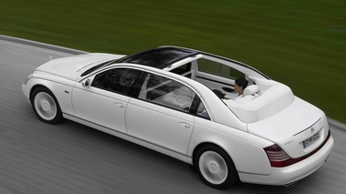  Maybach 62S Landaulet Blanche Profil