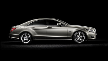Mercedes CLS - gris - profil