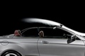 Mercedes E 500 Cabrio grise ouverte