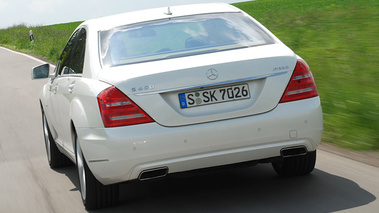 Mercedes S400 Hybrid Blanche arrière 