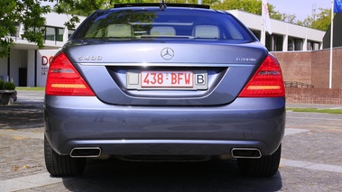  Mercedes S400 Hybrid vue arriére.