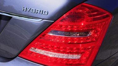  Mercedes S400 Hybrid vue optique arrière