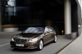 Mercedes S600 marron 3/4 avant gauche travelling