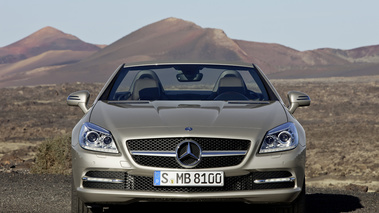 Mercedes SLK 2011 - beige - face avant