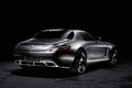 Mercedes SLS AMG gris 3/4 arrière droit 