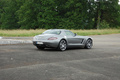 Mercedes SLS AMG gris 3/4 arrière droit