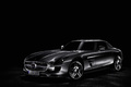 Mercedes SLS AMG gris 3/4 avant gauche 2