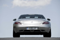 Mercedes SLS AMG gris face arrière
