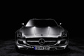 Mercedes SLS AMG gris face avant 2