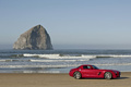 Mercedes SLS AMG rouge profil 3