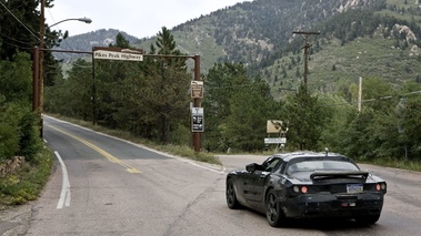 Mercedes SLS - proto camouflé - arrière, Pikes Peak