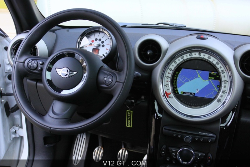 Mini Cooper S Countryman Blanc Tableau De Bord 2 Mini