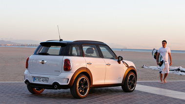 Mini Countryman S - blanc - 3/4 arrière droit