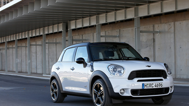 Mini Countryman S - blanc - 3/4 avant droit