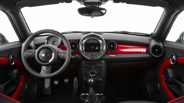 Mini Coupé JCW gris/rouge intérieur