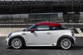 Mini Coupé JCW gris/rouge profil