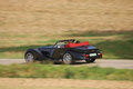 Morgan Aero 8 noir 3/4 arrière gauche filé