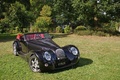 Morgan Aero 8 noir jardin 3/4 avant droit 2