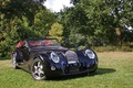 Morgan Aero 8 noir jardin 3/4 avant droit 3