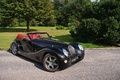 Morgan Aero 8 noir jardin 3/4 avant droit