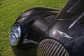 Morgan Aero 8 noir jardin aîle avant droite