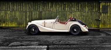 Morgan Roadster Sports Crème Profil